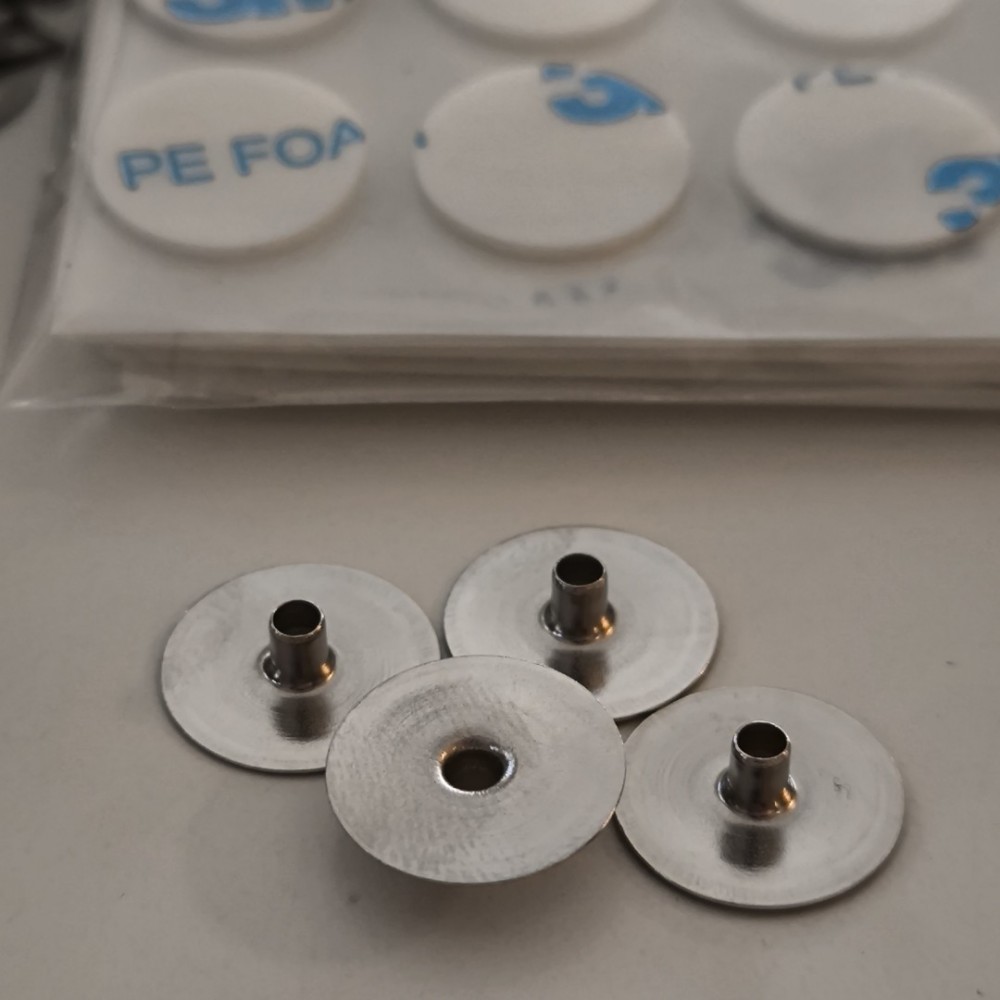 Mum Fitil Sabitleyicisi , Çıt Çıt / Paslanmaz Çelik / 50 -100 - 250 - 500 Adetli Paketlerde, 3M Yapışkan Bant Dahil Mum Fitil Sabitleyicisi , Çıt Çıt / Paslanmaz Çelik / 50 -100 - 250 - 500 Adetli Paketlerde, 3M Yapışkan Bant Dahil