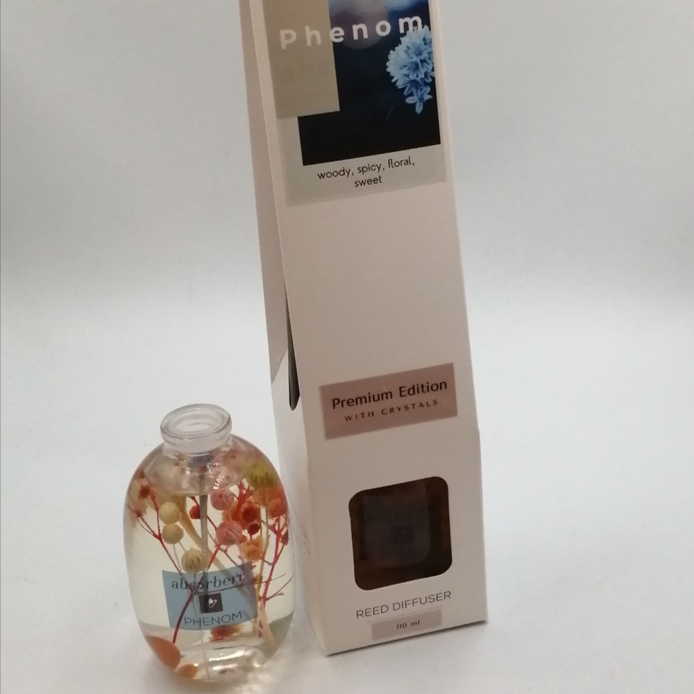 Phenom (Baharatlı, Çiçeksi , Odunsu)  /  PREMIUM EDITION with CRYSTALS / Oda Kokusu 110 ML