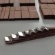 Ahşap Fitiller/100 Adet / 7 Farklı En Seçimli / Metal Sehpalı / Kendinden Yapışkan Bantlı Ahşap Fitiller/100 Adet / 7 Farklı En Seçimli / Metal Sehpalı / Kendinden Yapışkan Bantlı