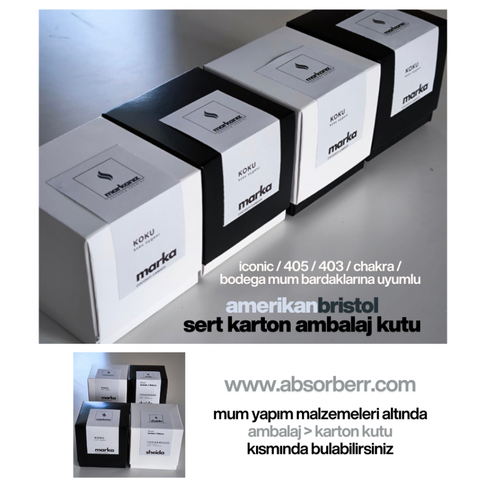 BODEGA , Transparan Renkli Mum Bardağı, 210cc , 6  Adet