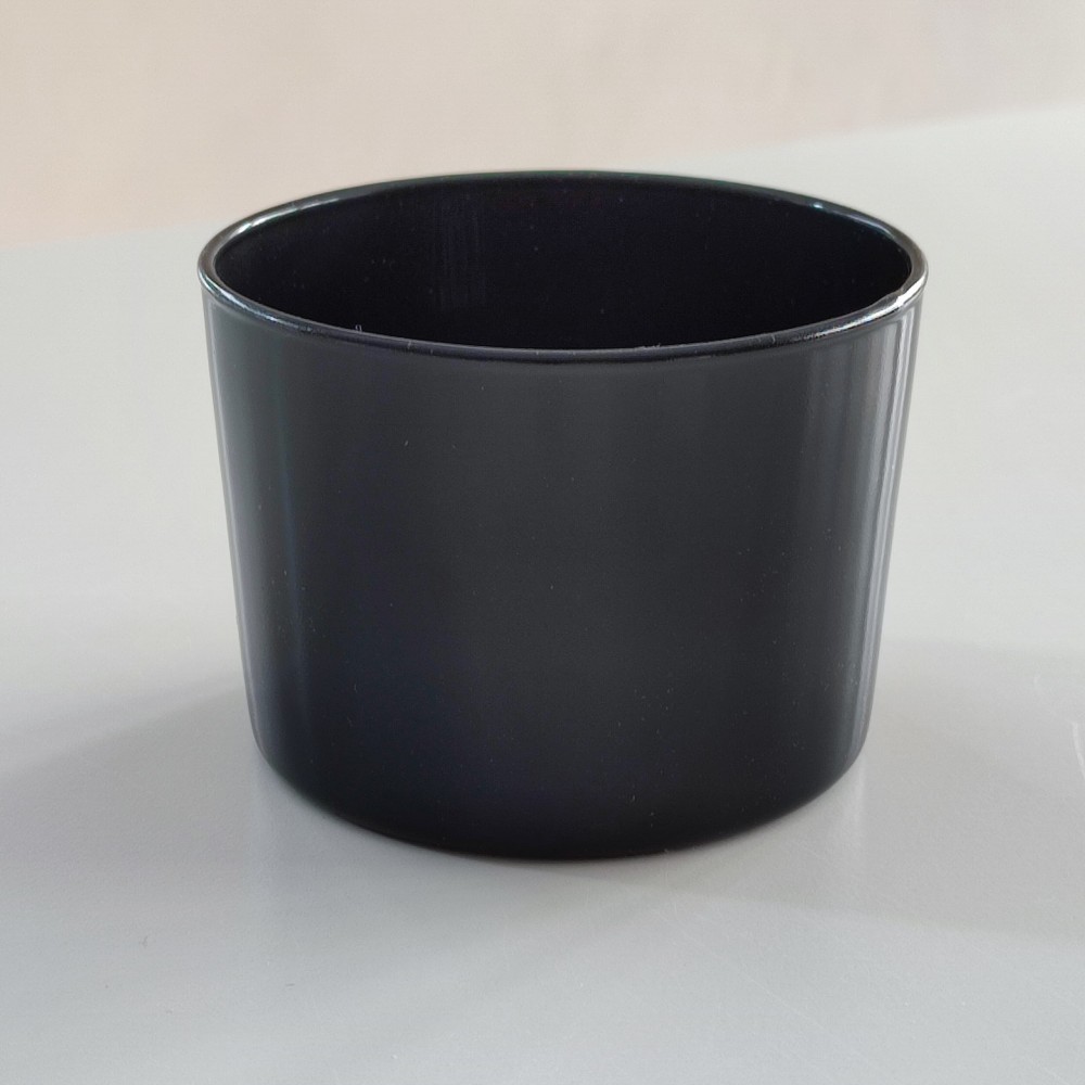Bodega , Siyah / Beyaz Renkli Mum Bardağı, 210cc , 6 Adet