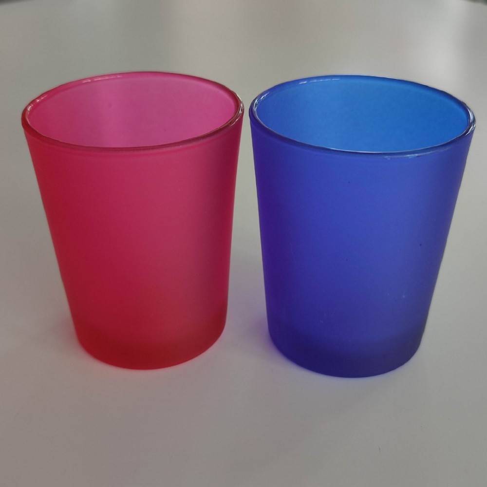 CHAKRA 110, 3 Renk Seçimli, Buzlu Mat Mum Bardağı, 2+2+2, 6 Adet,155cc CHAKRA 110, 3 Renk Seçimli, Buzlu Mat Mum Bardağı, 2+2+2, 6 Adet,155cc