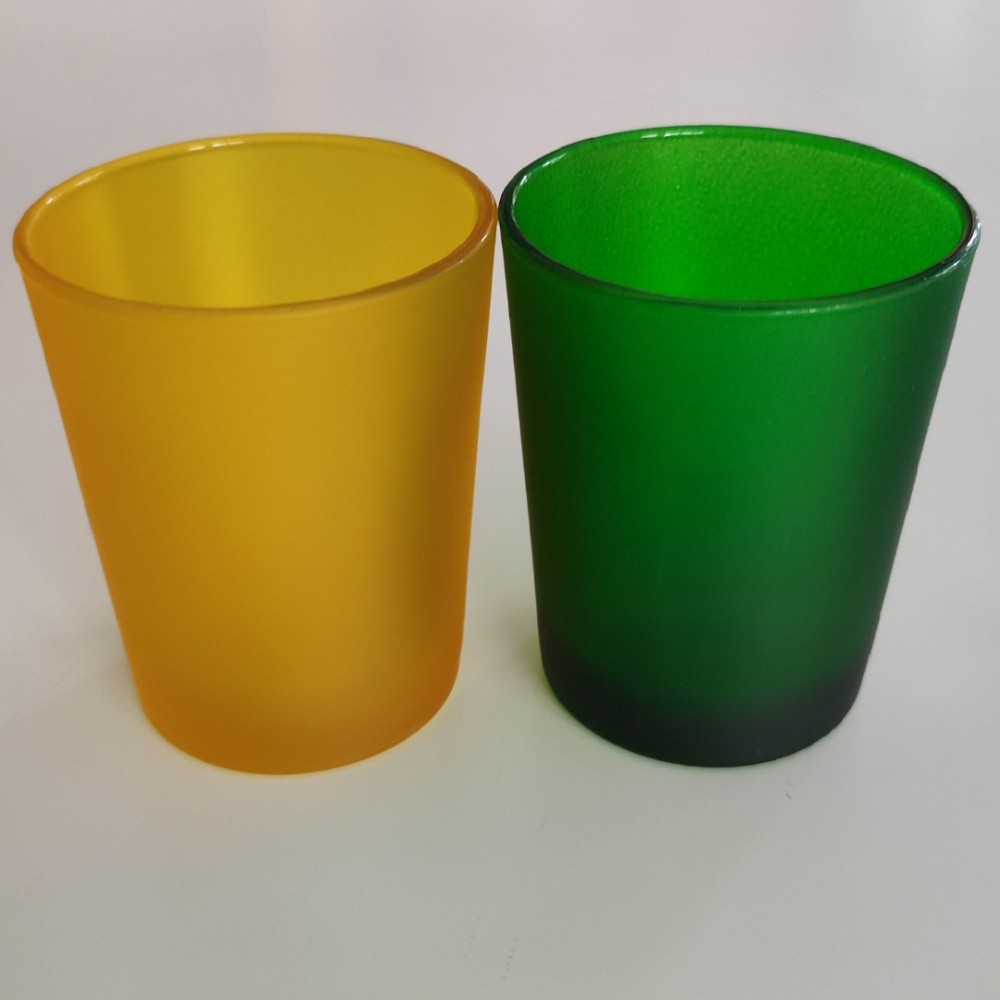 CHAKRA 110, 3 Renk Seçimli, Buzlu Mat Mum Bardağı, 2+2+2, 6 Adet,155cc CHAKRA 110, 3 Renk Seçimli, Buzlu Mat Mum Bardağı, 2+2+2, 6 Adet,155cc