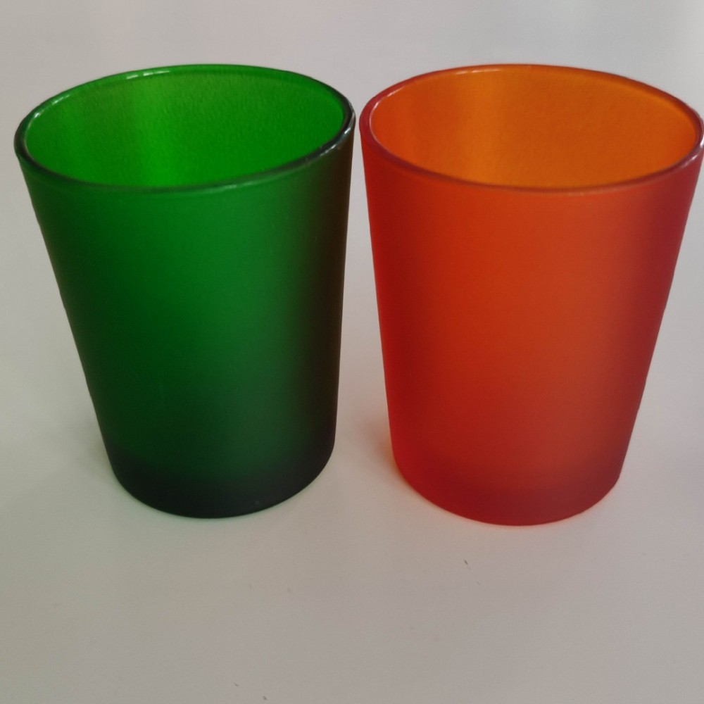 CHAKRA 110, 3 Renk Seçimli, Buzlu Mat Mum Bardağı, 2+2+2, 6 Adet,155cc CHAKRA 110, 3 Renk Seçimli, Buzlu Mat Mum Bardağı, 2+2+2, 6 Adet,155cc