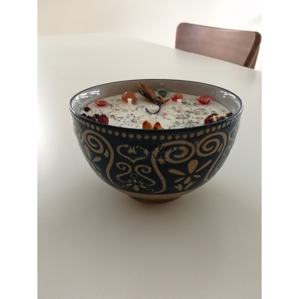 ETERNAL 405 ml   Seramik / Enerji Taşlı, Koku Seçimli / CocoSoy Mumu