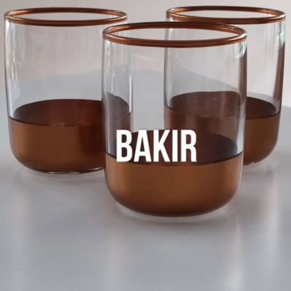 ICONIC , Metalik Renkli Mum Bardağı, 280cc , 6 Adet