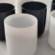 ICONIC , Siyah / Beyaz Renkli Mum Bardağı, 280cc , 6 Adet