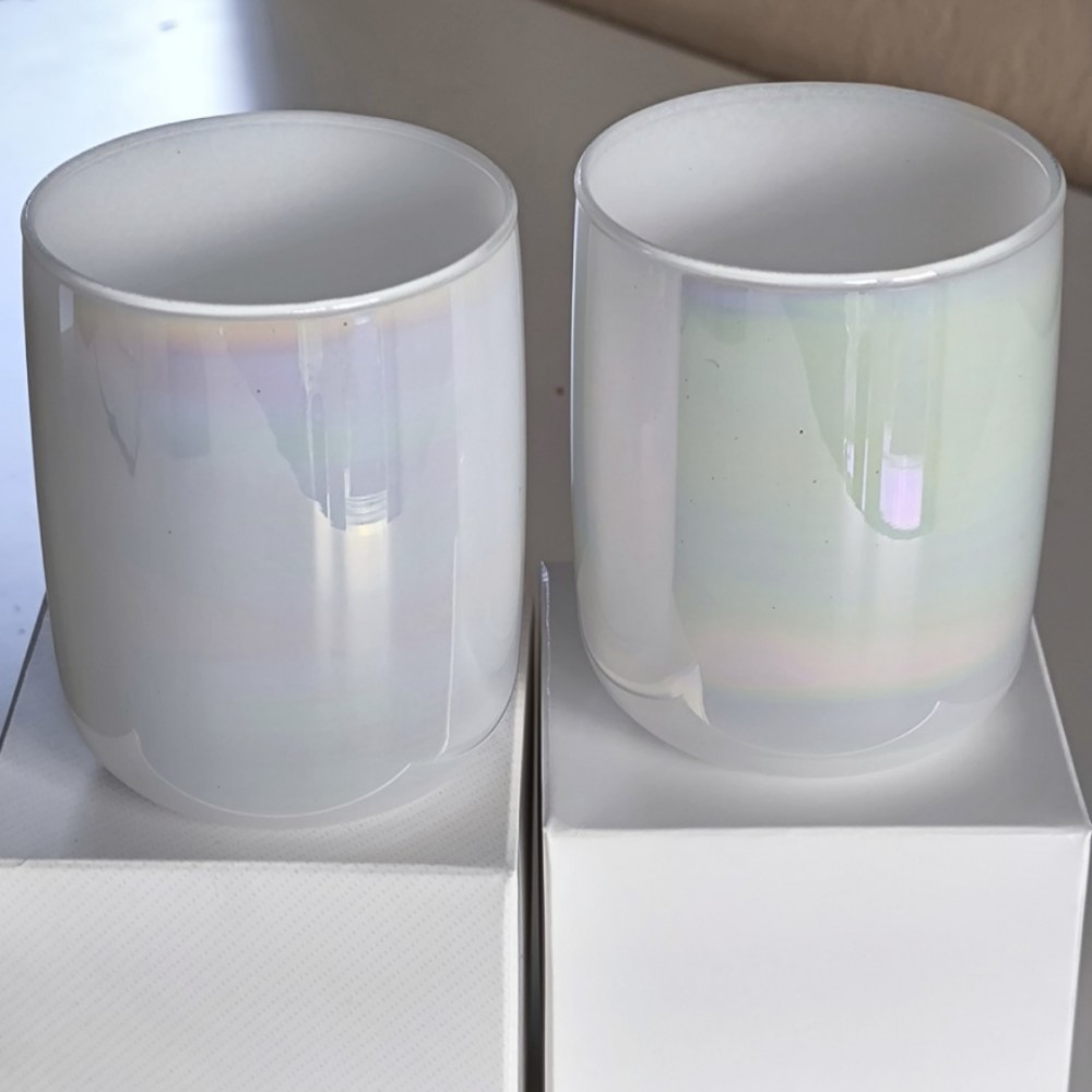 LUSTER BUZ BEYAZ ICONIC Mum Bardağı, 280 cc , 6 Adet LUSTER BUZ BEYAZ ICONIC Mum Bardağı, 280 cc , 6 Adet