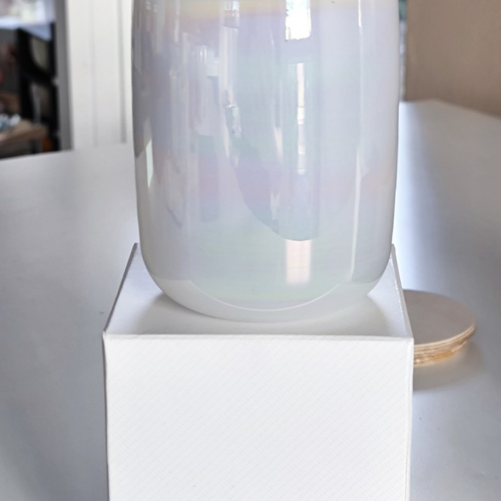 LUSTER BUZ BEYAZ ICONIC Mum Bardağı, 280 cc , 6 Adet LUSTER BUZ BEYAZ ICONIC Mum Bardağı, 280 cc , 6 Adet
