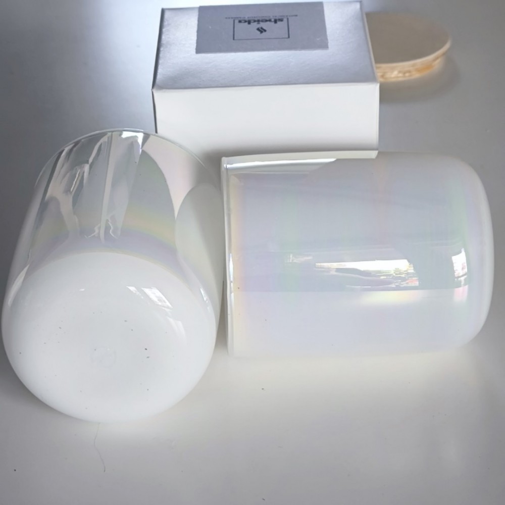 LUSTER BUZ BEYAZ ICONIC Mum Bardağı, 280 cc , 6 Adet LUSTER BUZ BEYAZ ICONIC Mum Bardağı, 280 cc , 6 Adet