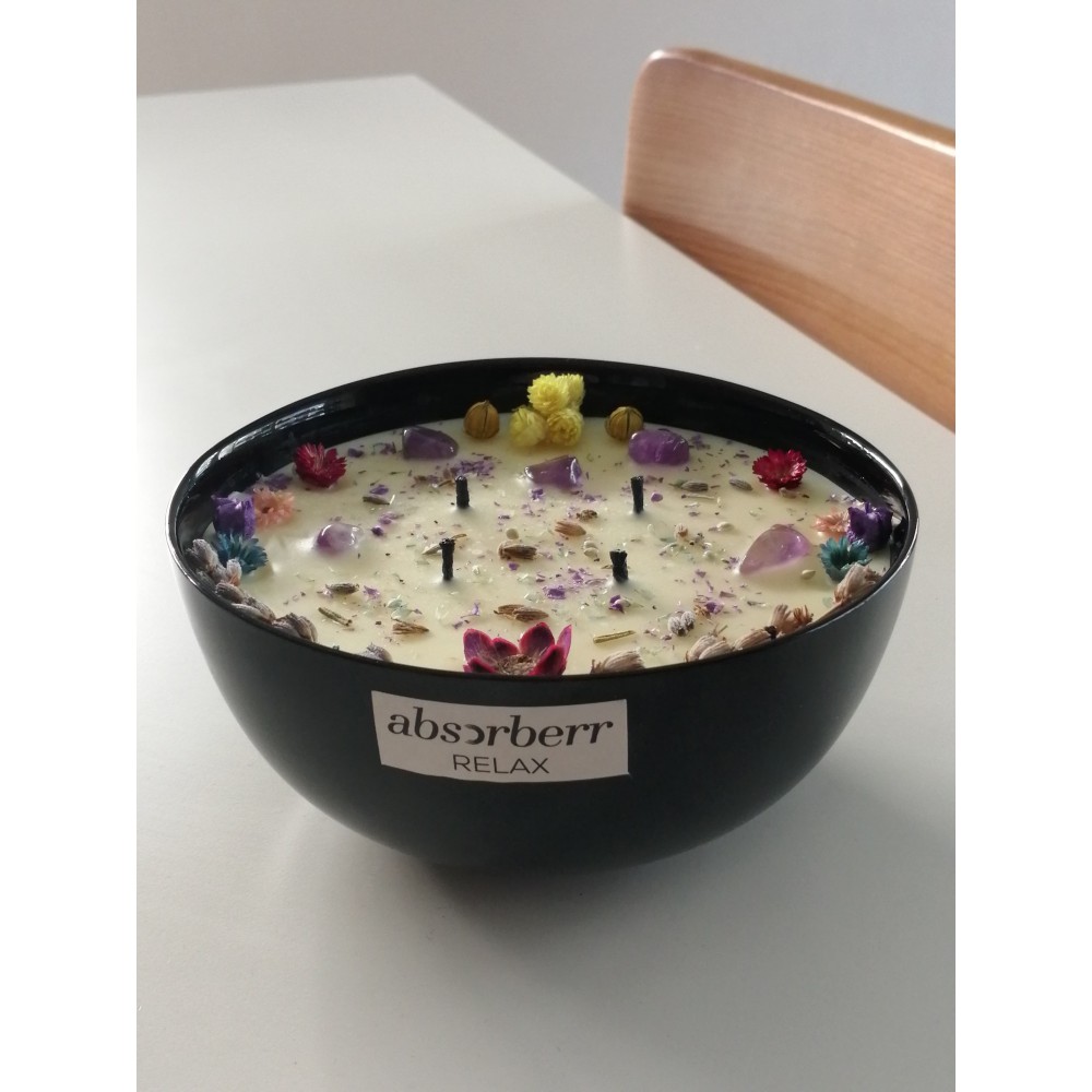 SWAN 350 ML  Mat Cam Kase / Enerji Taşlı , Koku Seçimli / CocoSoy Mumu