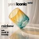 ICONIC , Rainbow Serisi, Degrade Renk Seçimli, 280cc , 6  Adet