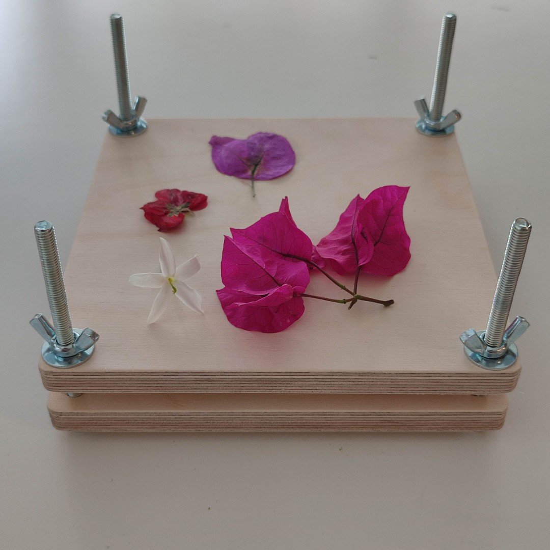 Çiçek Pres Kiti  /Orta Boy Classic Tip / Flower Press  - Classic / 16.5x16.5cm / Full Set