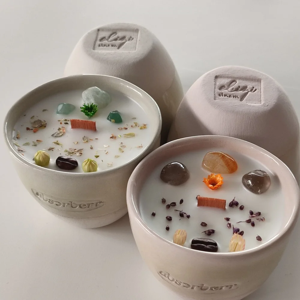 Beige &amp; Toz Yeşil